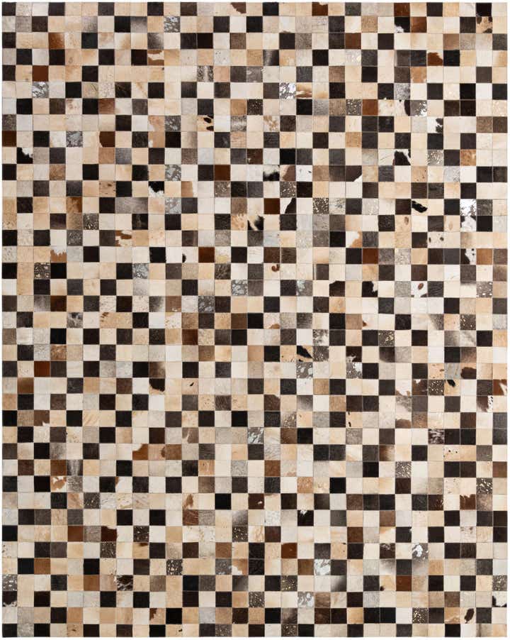 7' 11 x 9' 10 Cowhide - Patchwork Rug