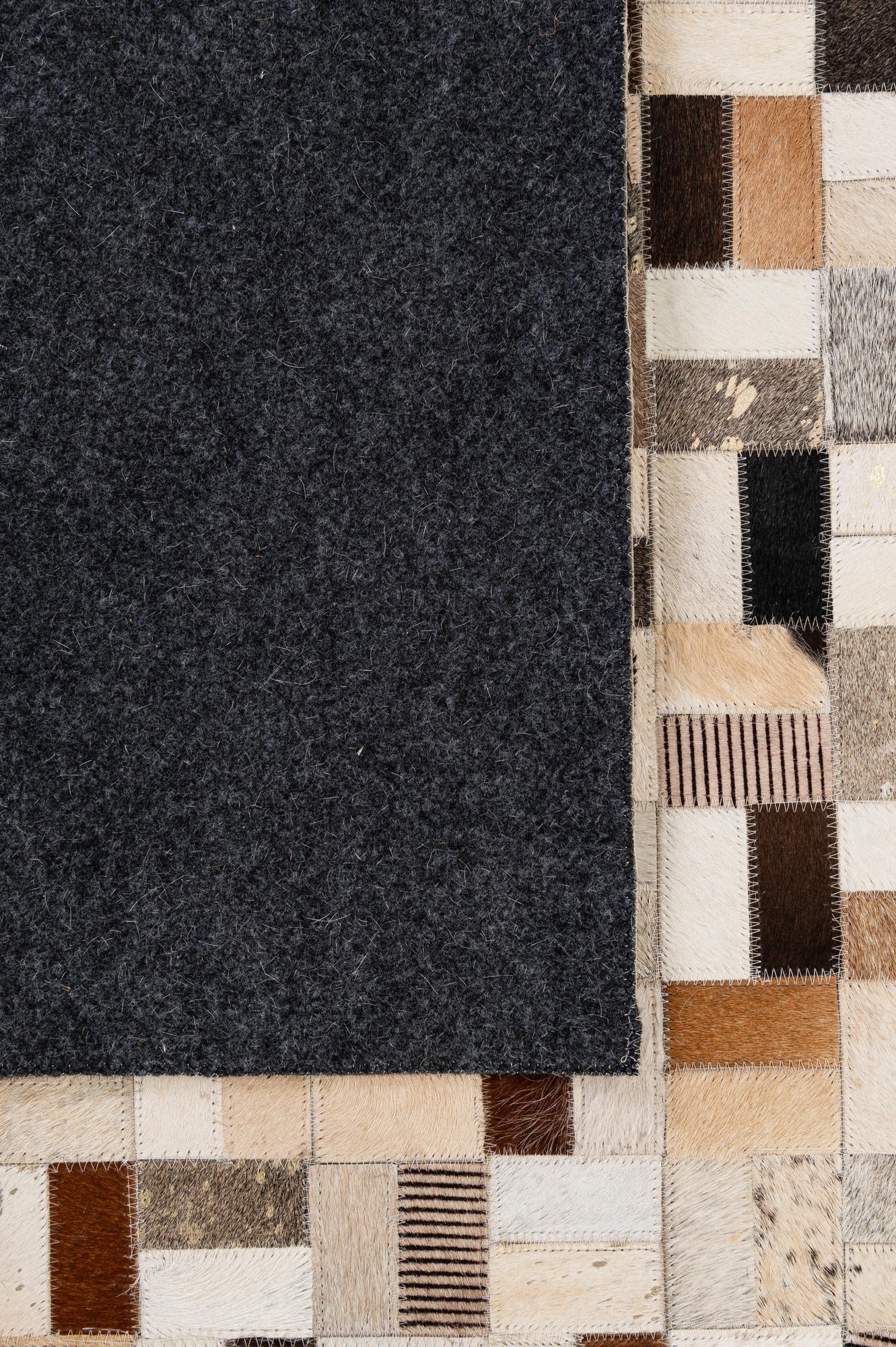8' x 10' Cowhide - Patchwork Rug