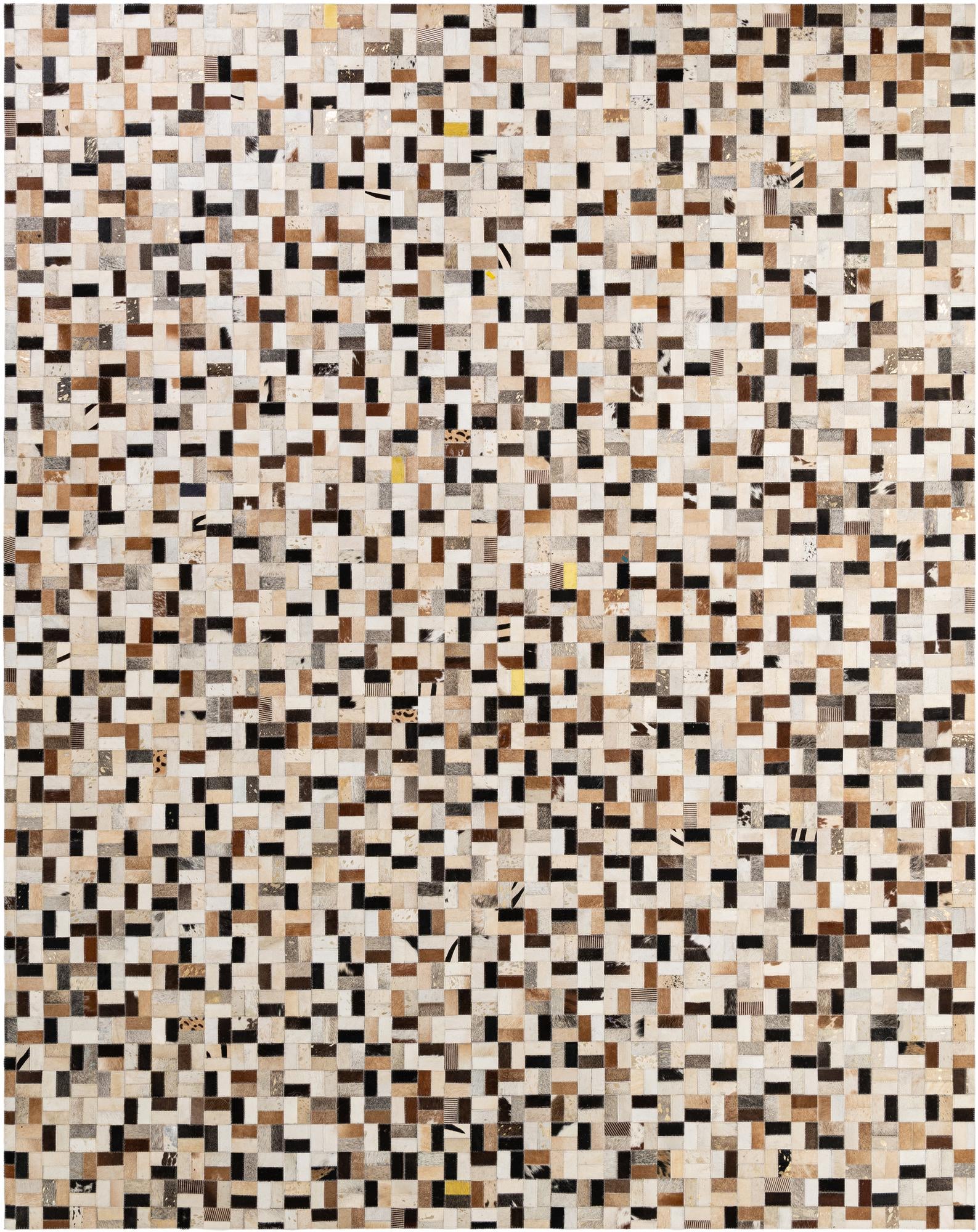 8' x 10' Cowhide - Patchwork Rug