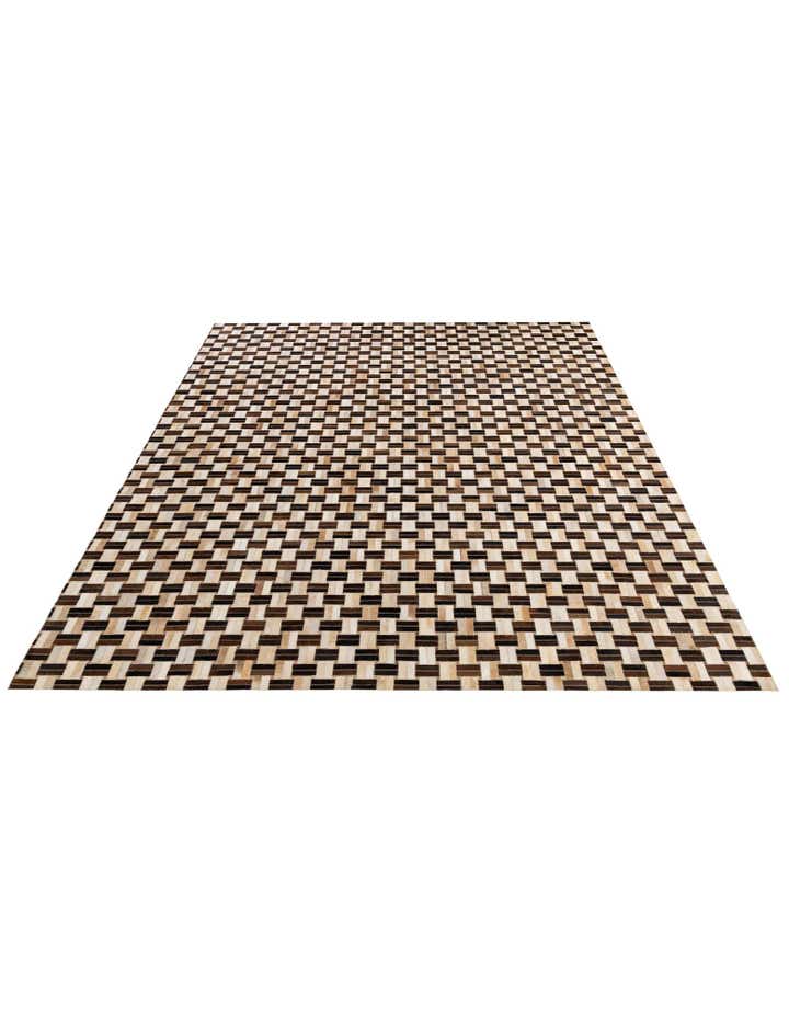 7' 7 x 9' 10 Cowhide - Patchwork Rug