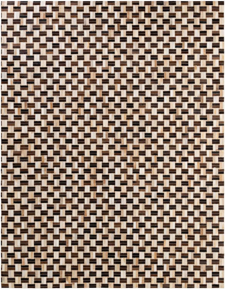 Detail image of 7' 7 x 9' 10 Cowhide - Patchwork Rug