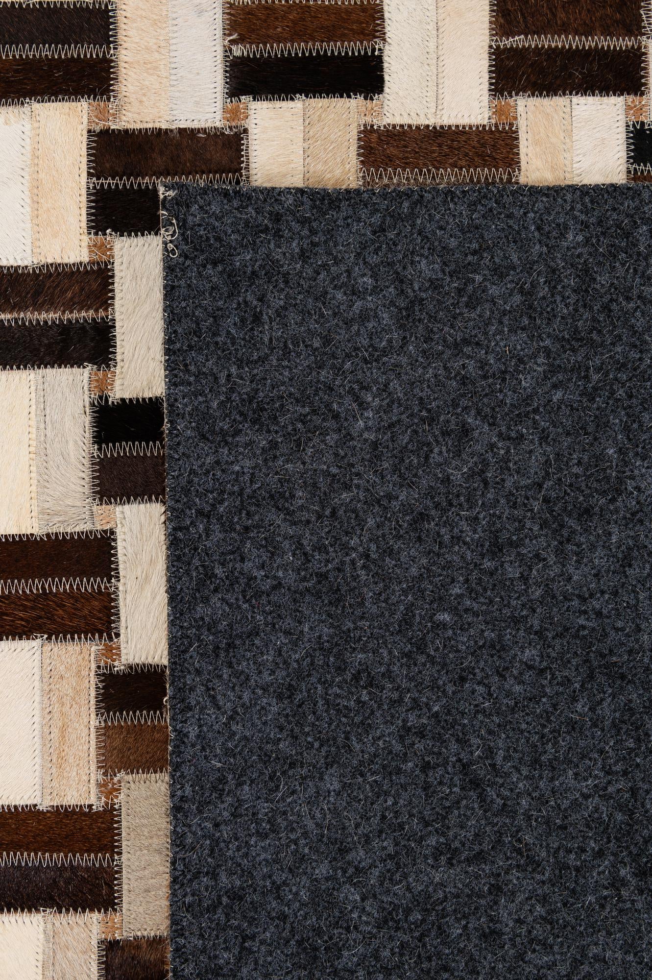 7' 8 x 9' 10 Cowhide - Patchwork Rug