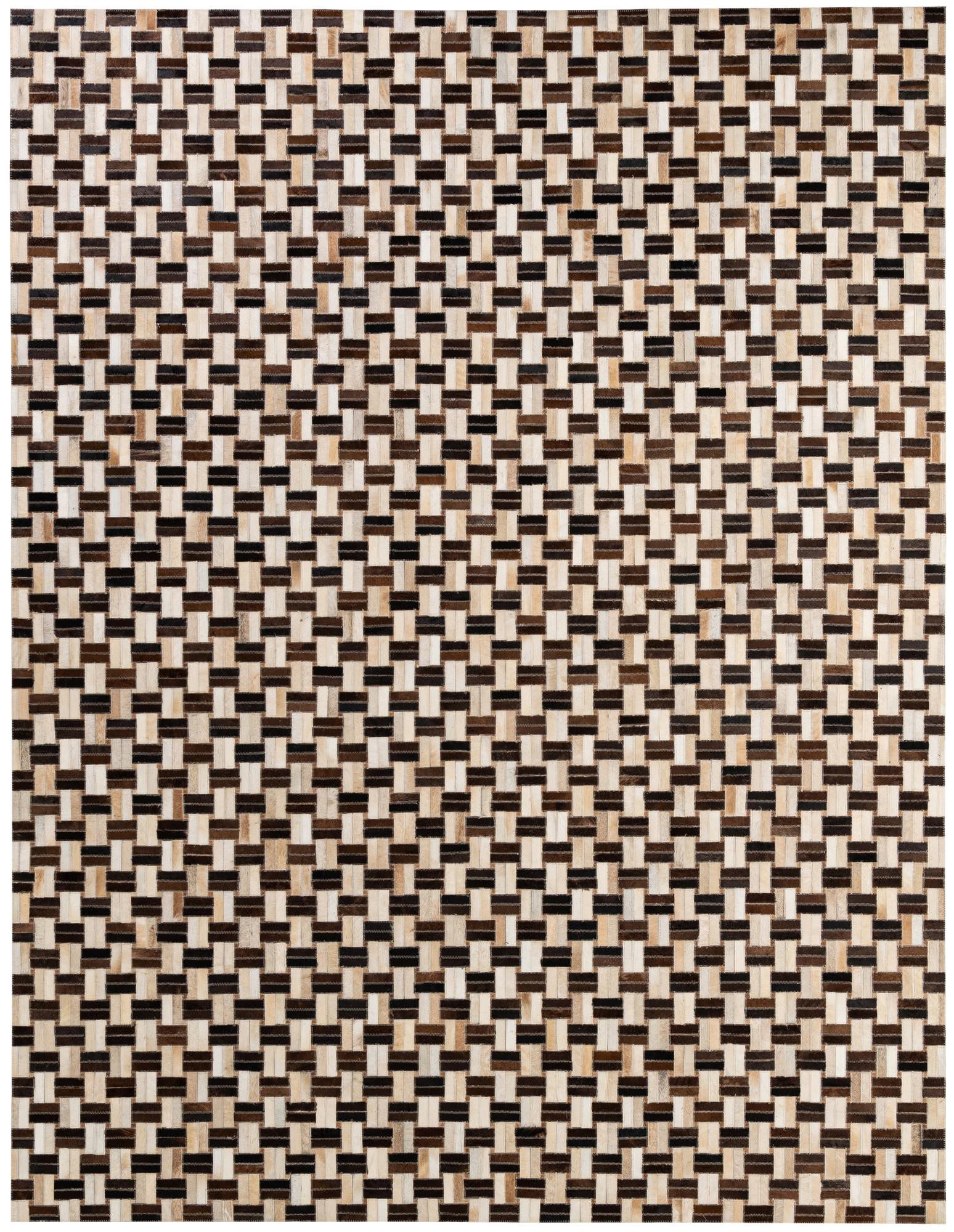 7' 8 x 9' 10 Cowhide - Patchwork Rug