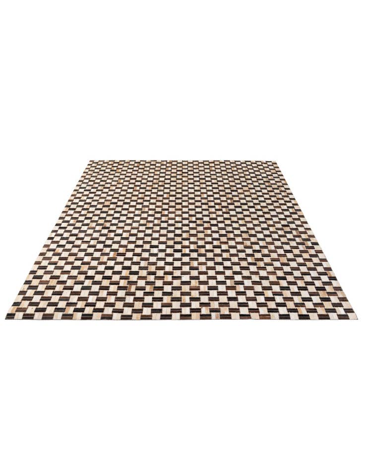 Detail image of 7' 7 x 9' 10 Cowhide - Patchwork Rug