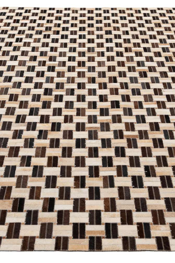 7' 7 x 9' 10 Cowhide - Patchwork Rug