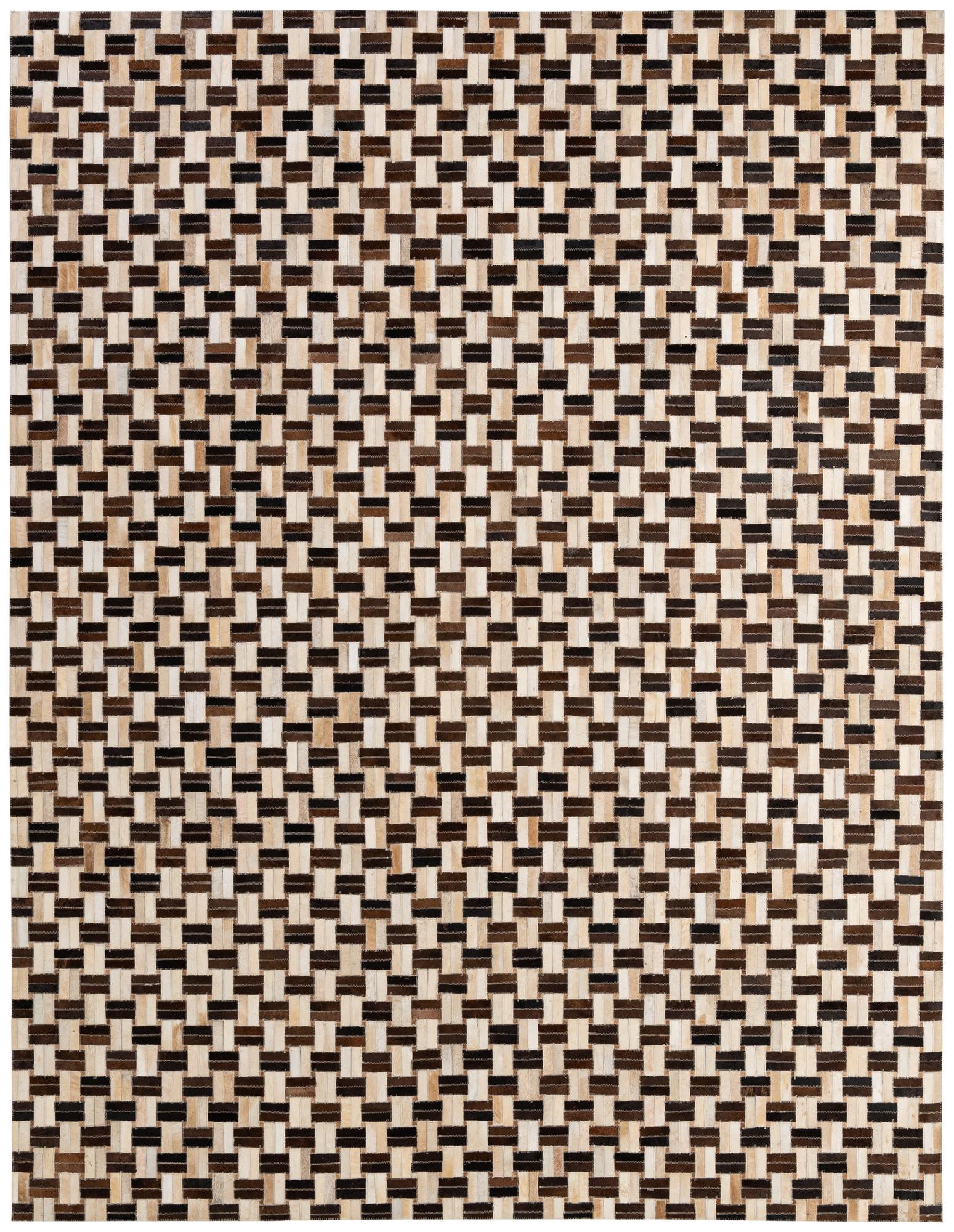 7' 7 x 9' 10 Cowhide - Patchwork Rug