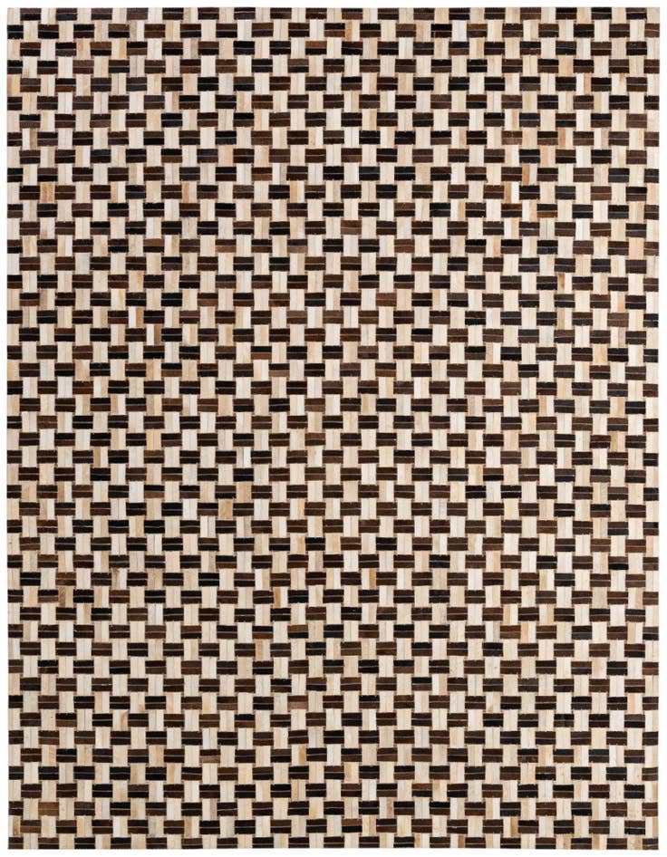 Detail image of 7' 7 x 9' 10 Cowhide - Patchwork Rug