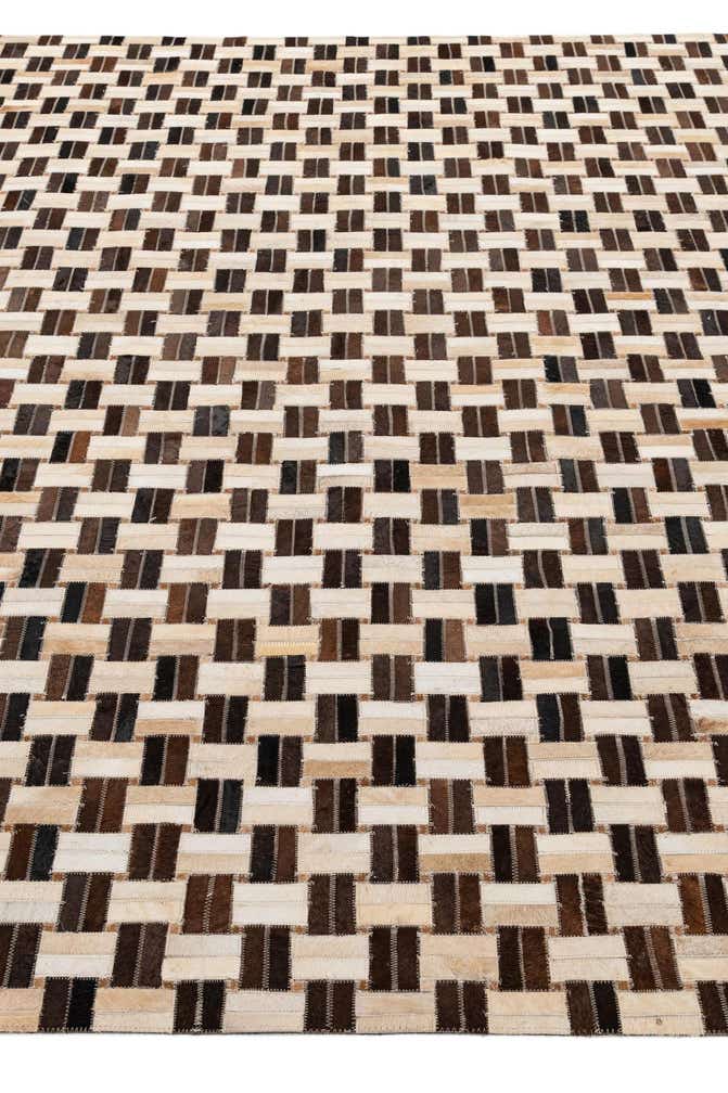7' 8 x 9' 11 Cowhide - Patchwork Rug