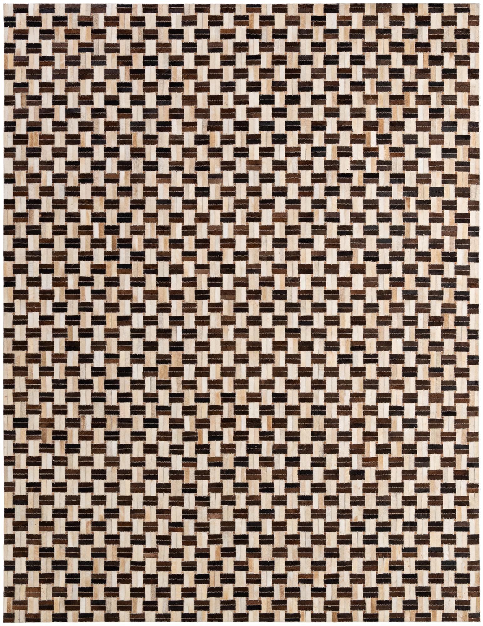 7' 8 x 9' 11 Cowhide - Patchwork Rug