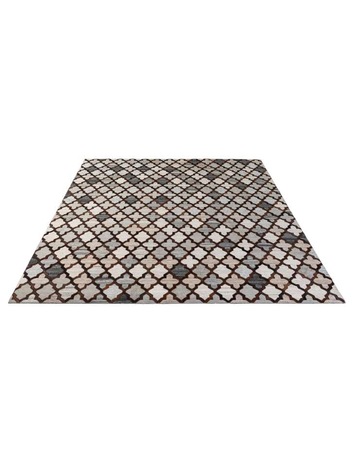 8' 1 x 9' 10 Cowhide - Patchwork Rug