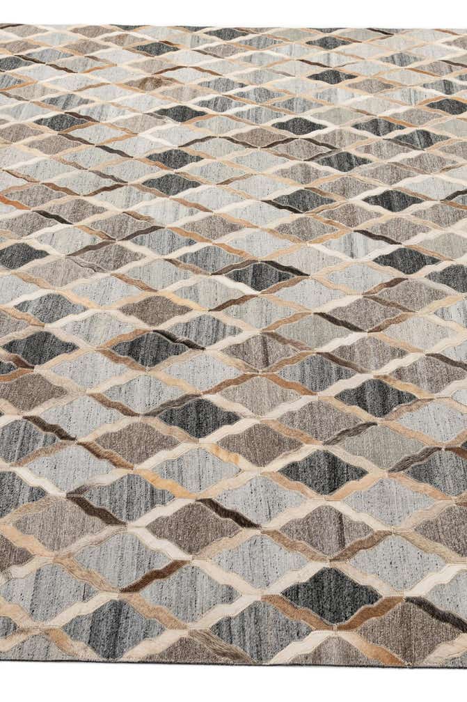 8' 1 x 9' 10 Cowhide - Patchwork Rug