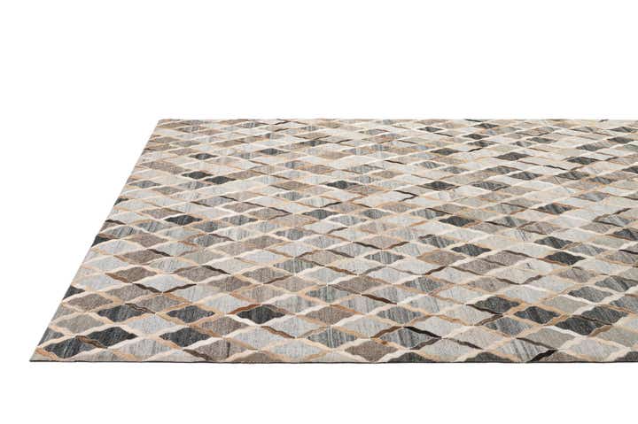 8' 1 x 9' 10 Cowhide - Patchwork Rug