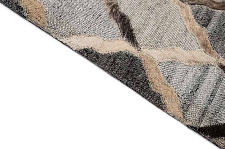 8' 1 x 9' 10 Cowhide - Patchwork Rug