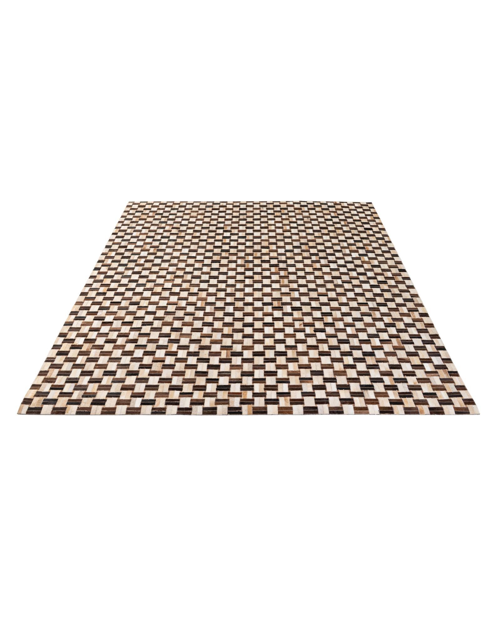 7' 8 x 9' 9 Cowhide - Patchwork Rug