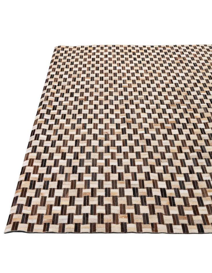 Detail image of 7' 8 x 9' 9 Cowhide - Patchwork Rug