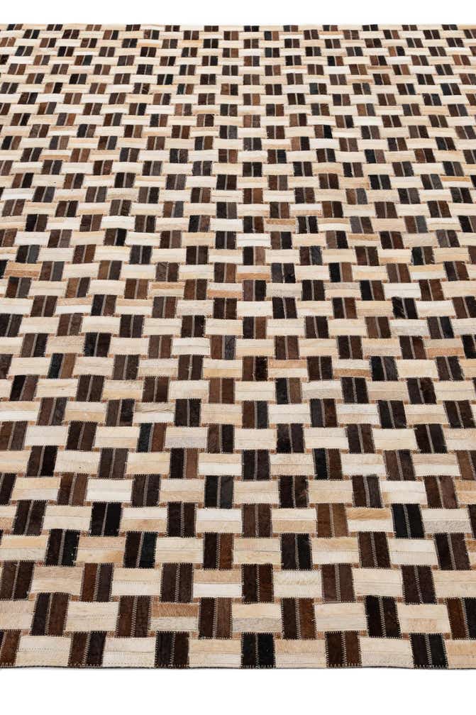 7' 8 x 9' 9 Cowhide - Patchwork Rug