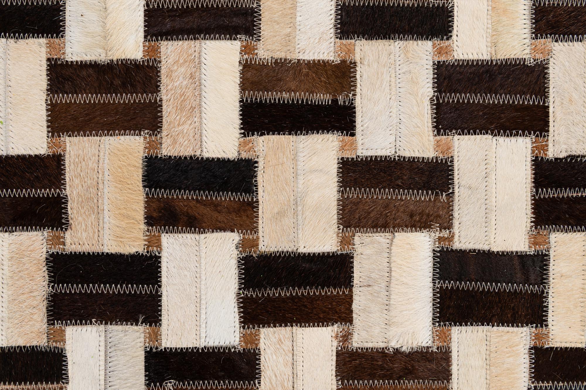7' 8 x 9' 9 Cowhide - Patchwork Rug