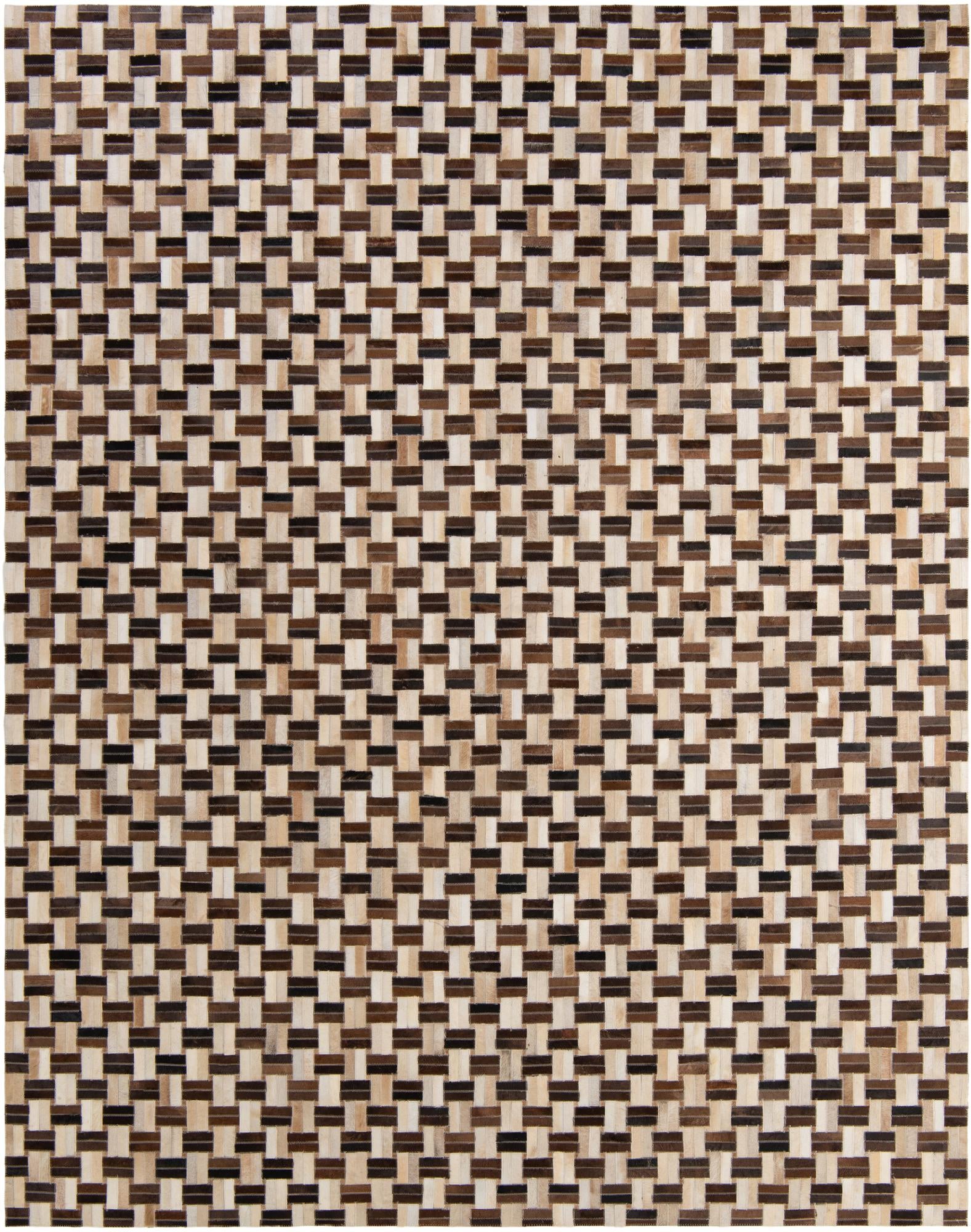 7' 8 x 9' 9 Cowhide - Patchwork Rug