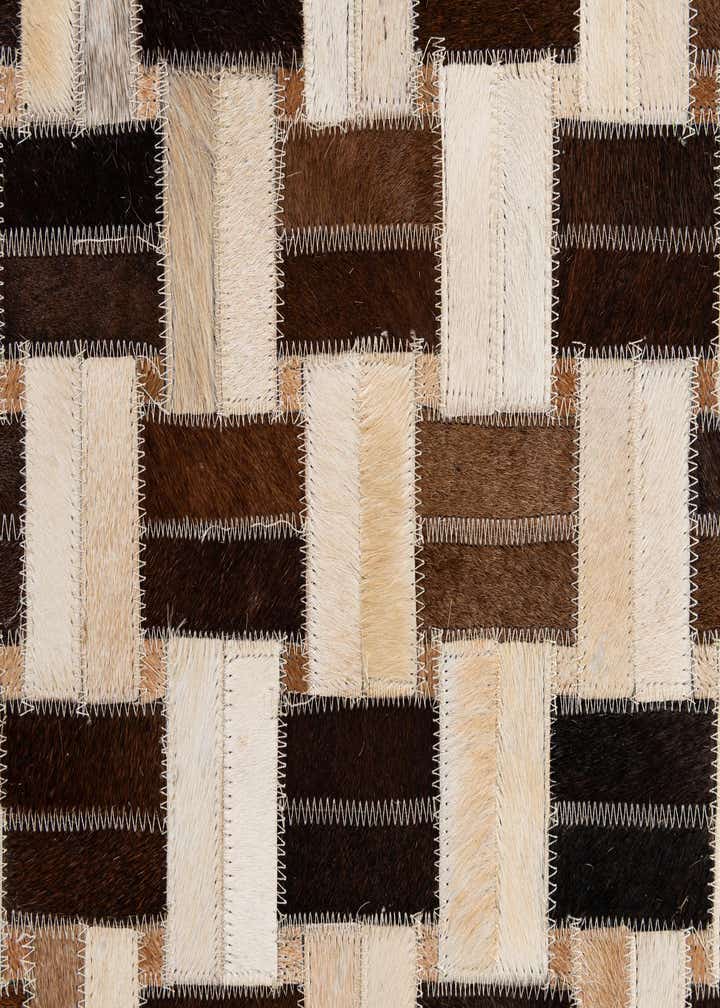 7' 8 x 9' 10 Cowhide - Patchwork Rug