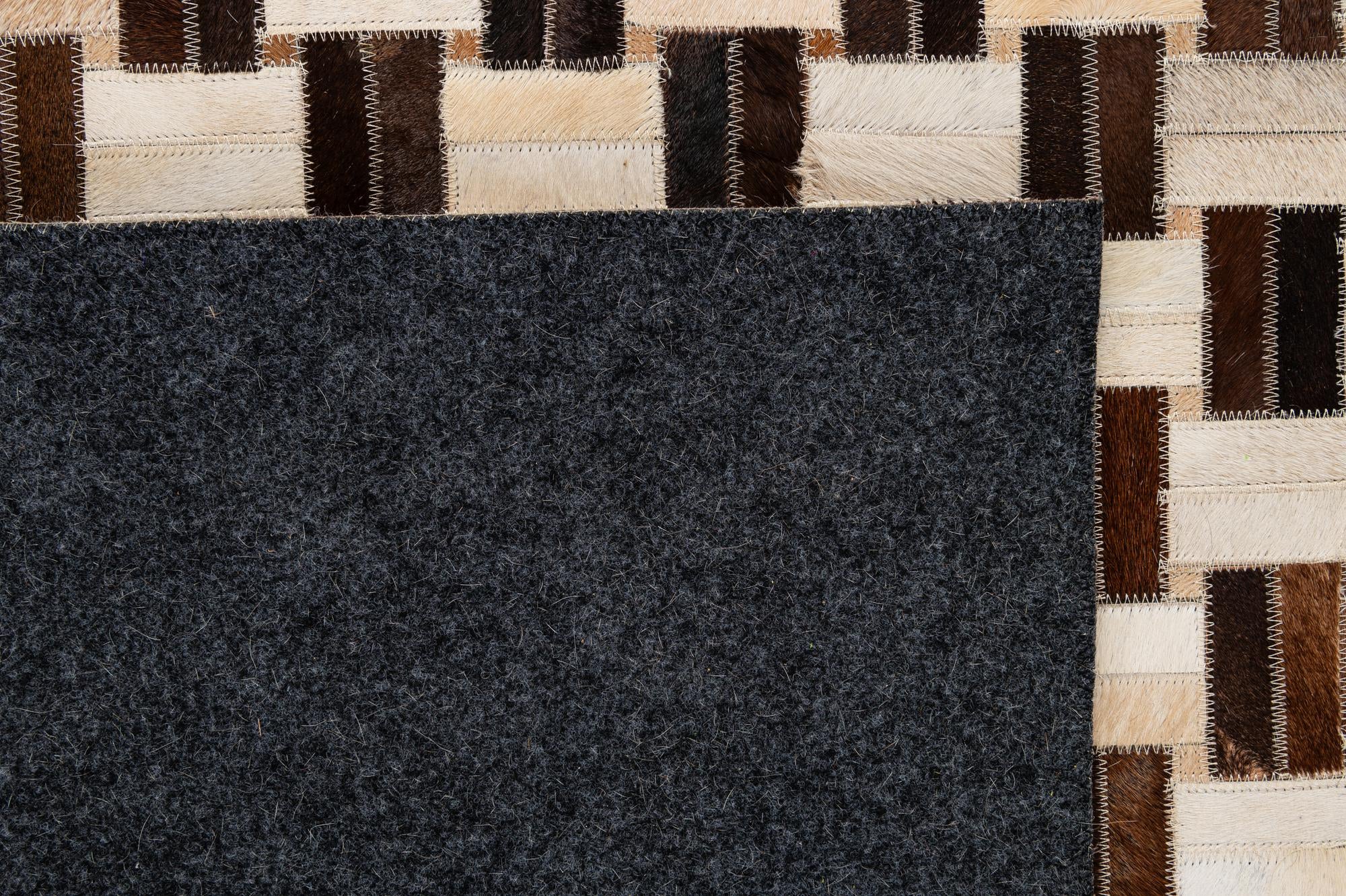 7' 8 x 9' 10 Cowhide - Patchwork Rug