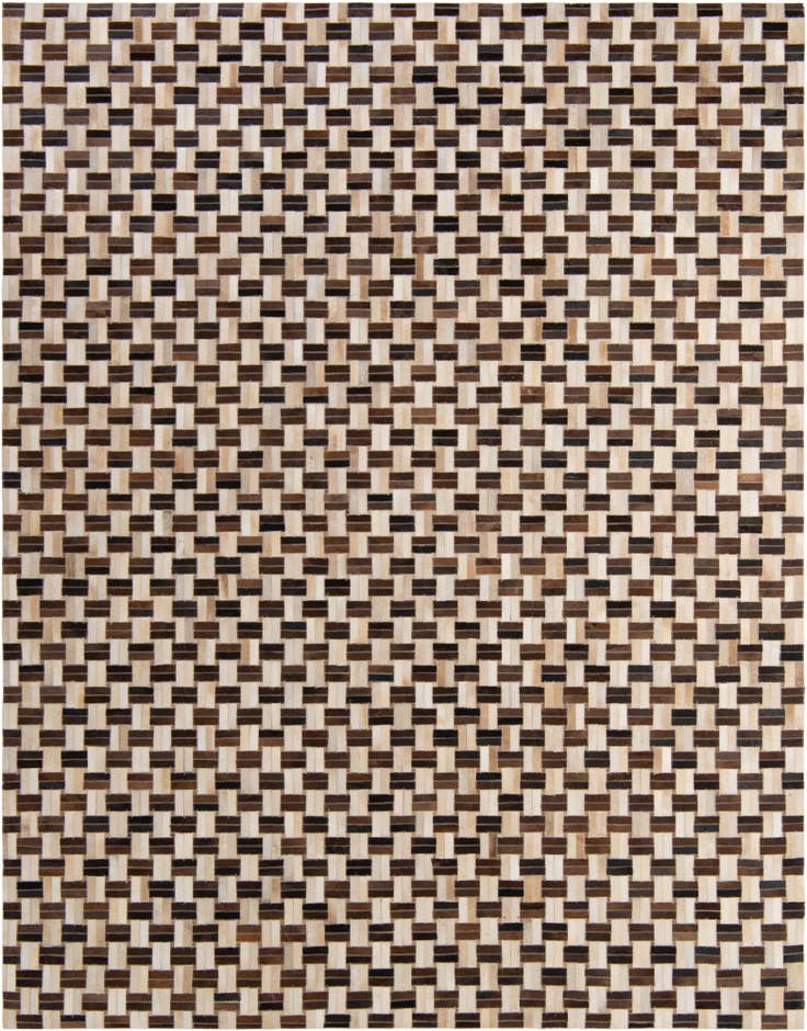 Detail image of 7' 8 x 9' 10 Cowhide - Patchwork Rug