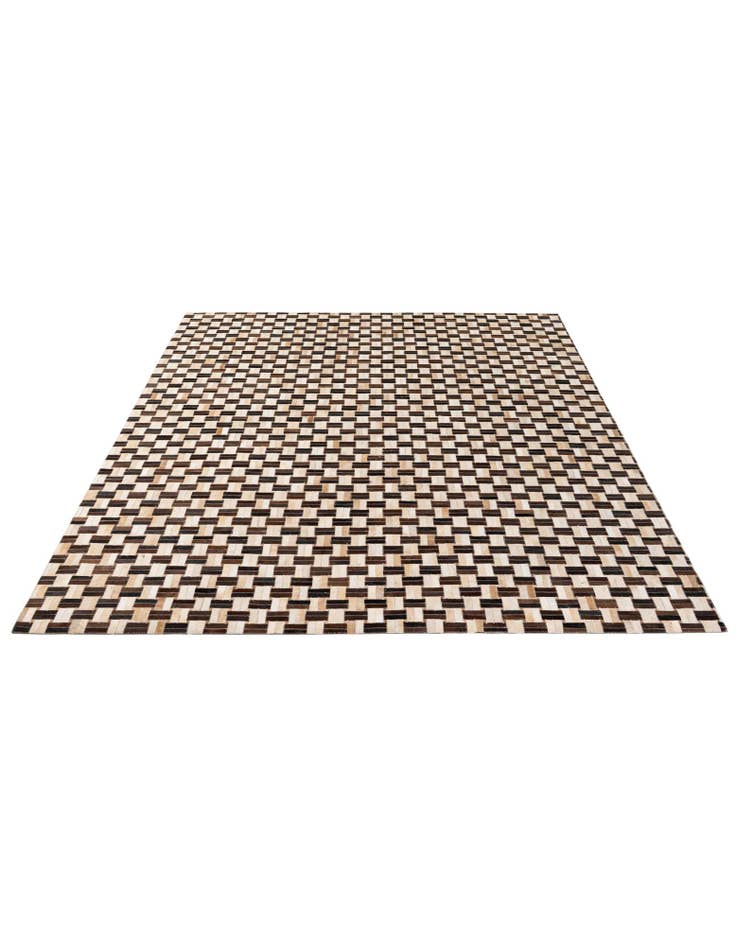 Detail image of 7' 7 x 9' 11 Cowhide - Patchwork Rug