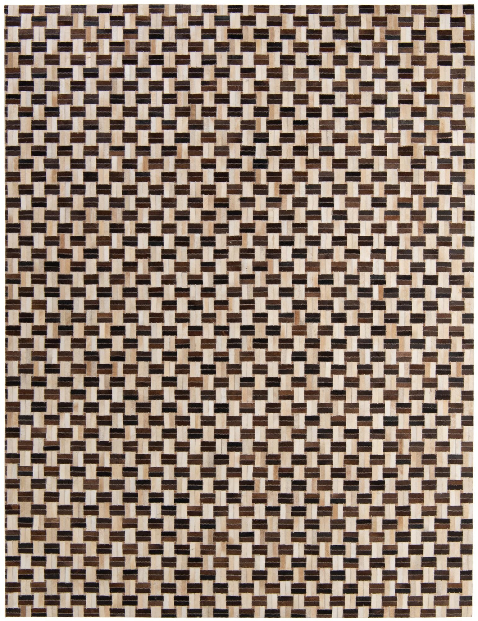 7' 7 x 9' 11 Cowhide - Patchwork Rug