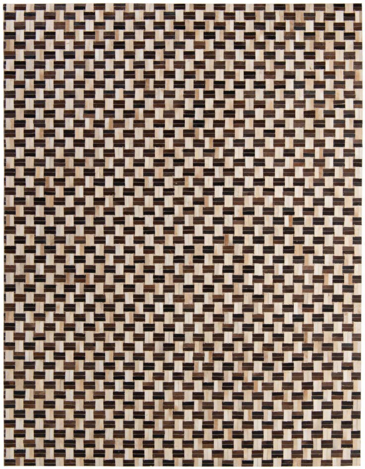 Detail image of 7' 7 x 9' 11 Cowhide - Patchwork Rug