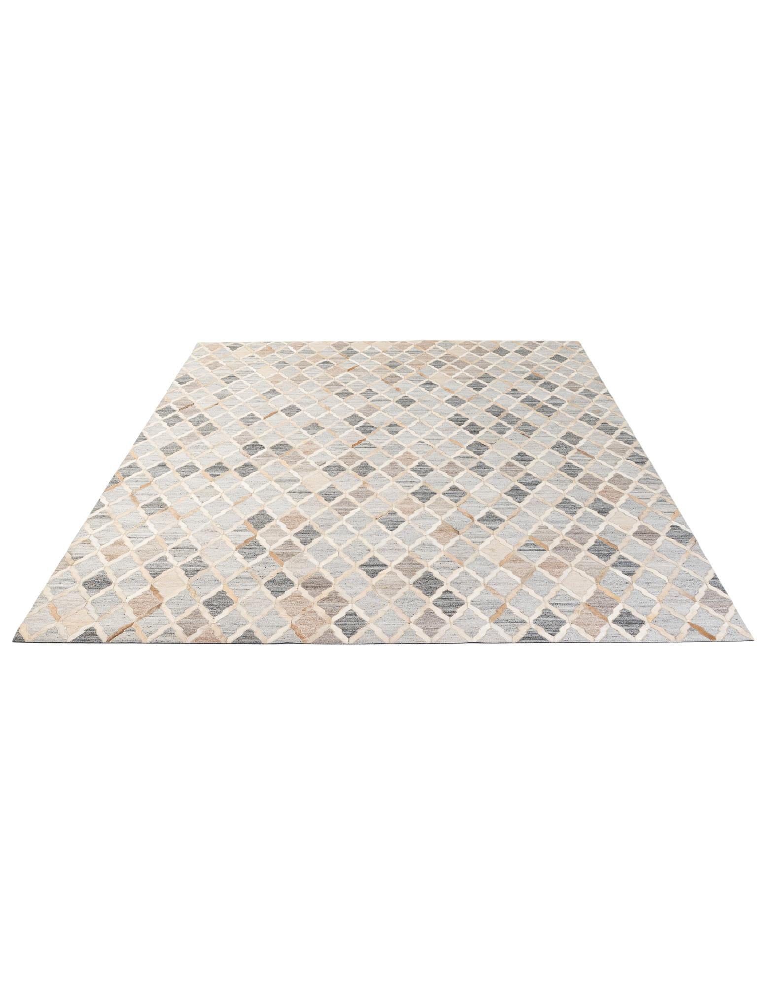 8' 1 x 9' 10 Cowhide - Patchwork Rug