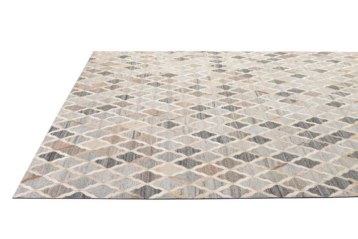 8' 1 x 9' 10 Cowhide - Patchwork Rug
