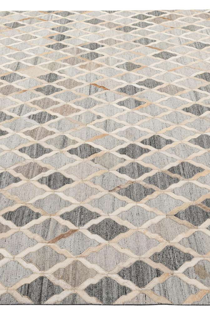 8' 1 x 9' 10 Cowhide - Patchwork Rug