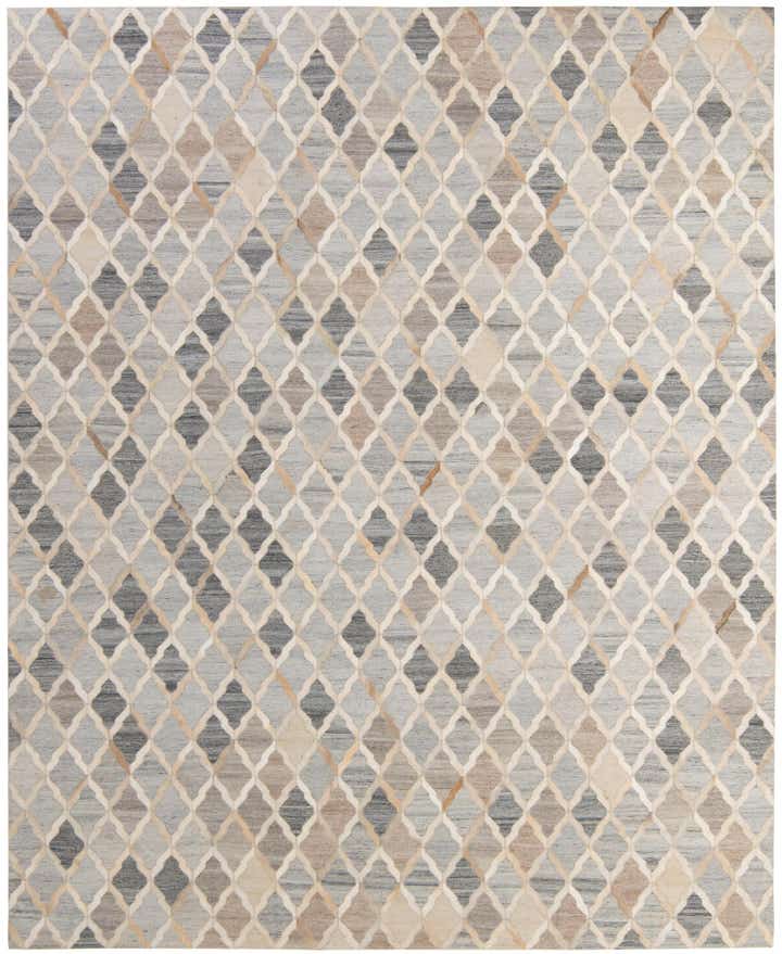 8' 1 x 9' 10 Cowhide - Patchwork Rug
