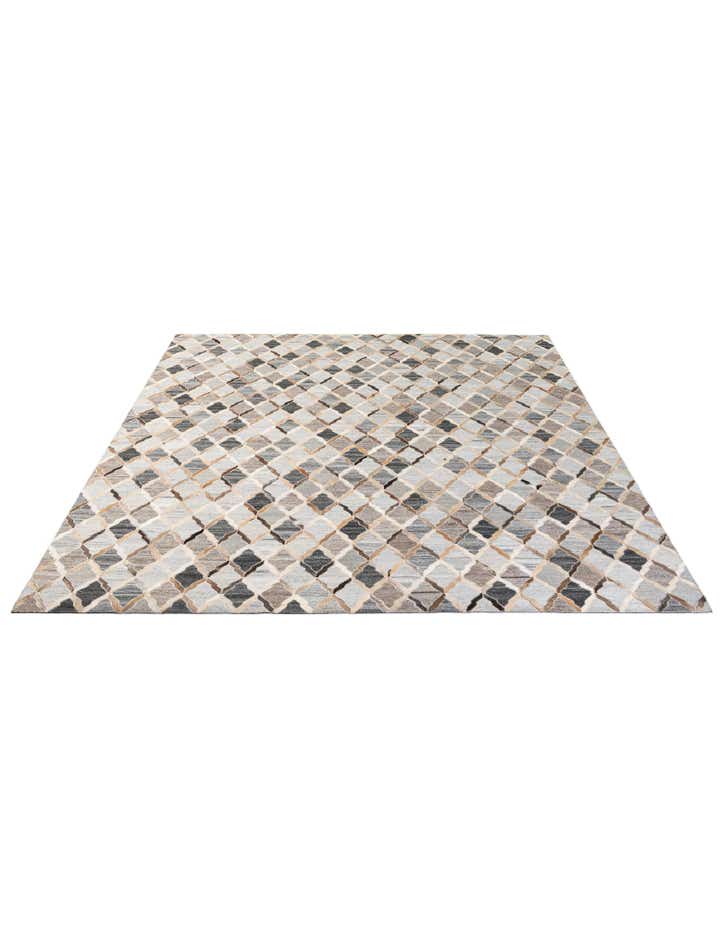 8' x 9' 10 Cowhide - Patchwork Rug