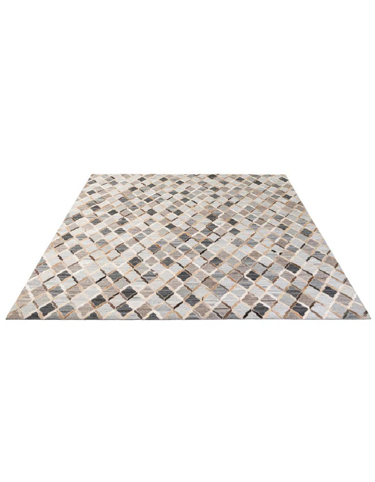 Detail image of 8' x 9' 10 Cowhide - Patchwork Rug