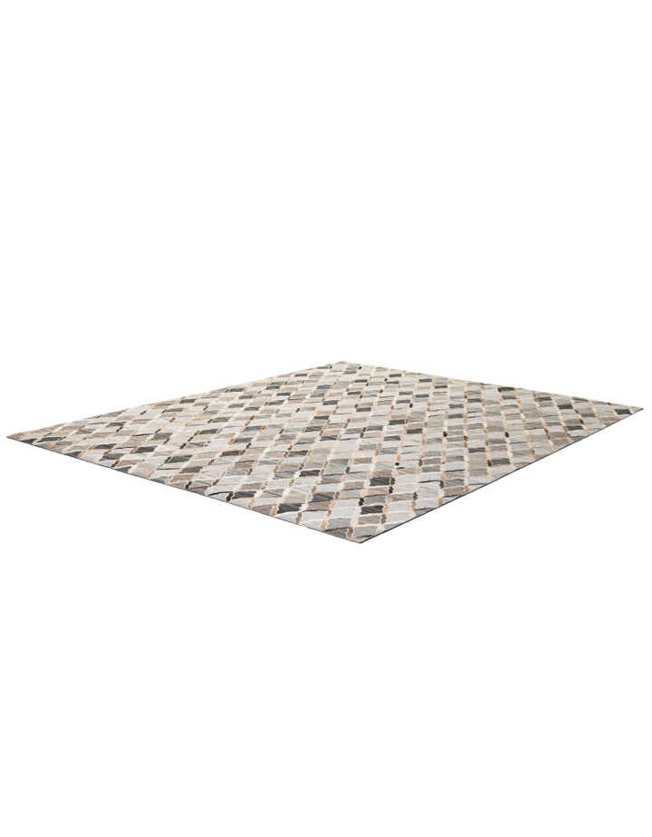 8' x 9' 10 Cowhide - Patchwork Rug