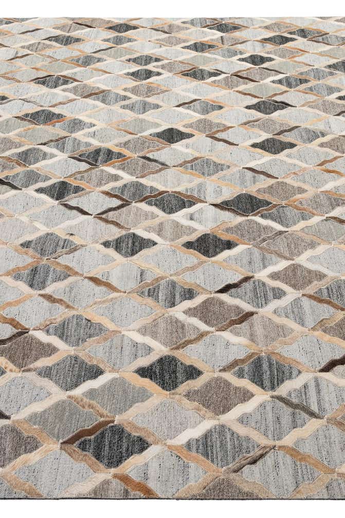 8' x 9' 10 Cowhide - Patchwork Rug