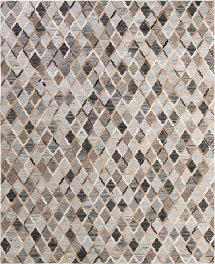 8' x 9' 10 Cowhide - Patchwork Rug