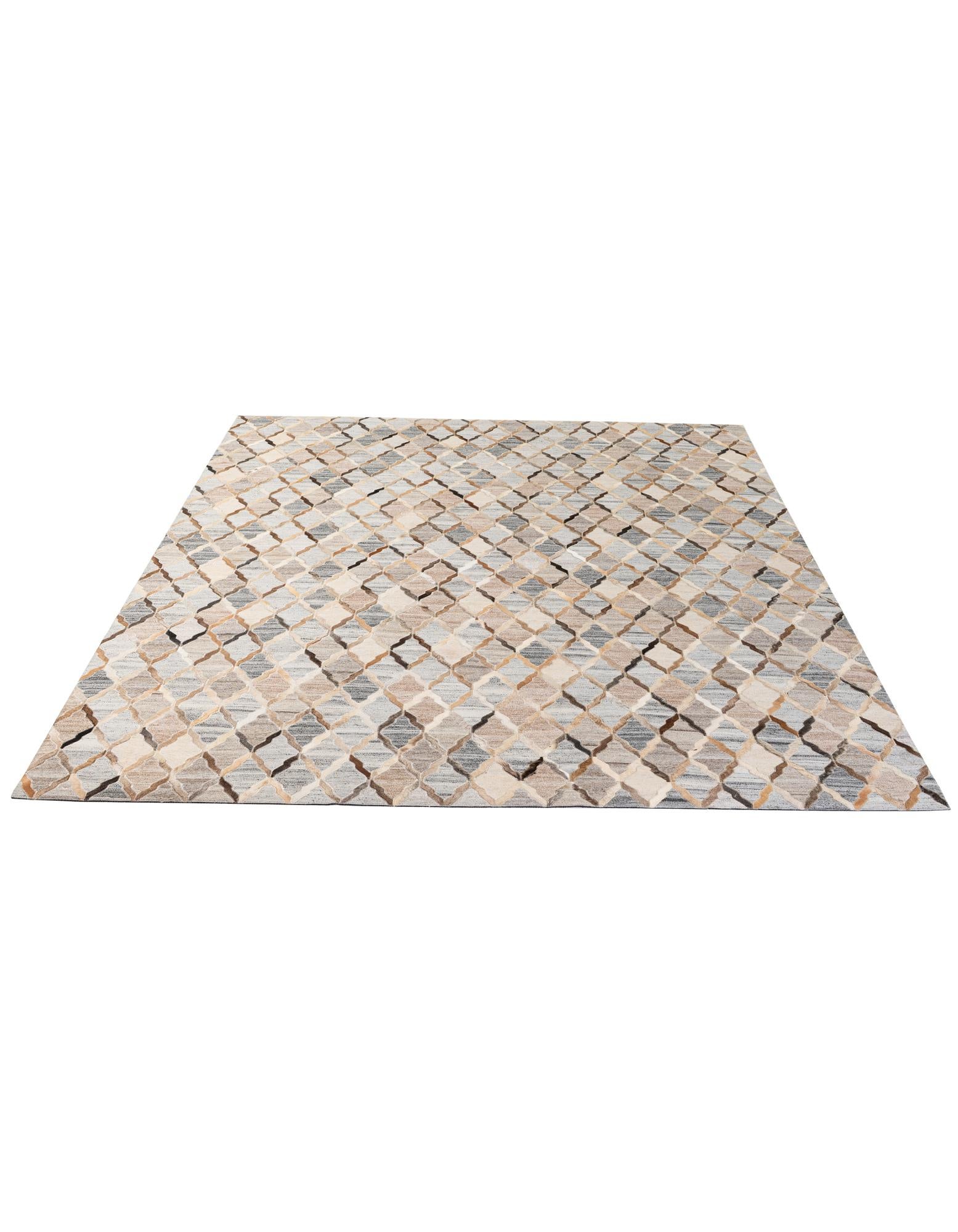 8' x 9' 10 Cowhide - Patchwork Rug