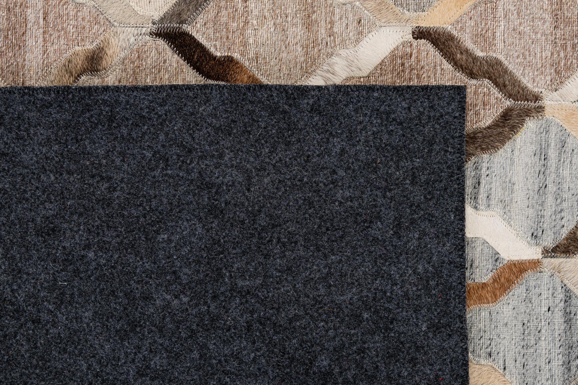 8' x 9' 10 Cowhide - Patchwork Rug