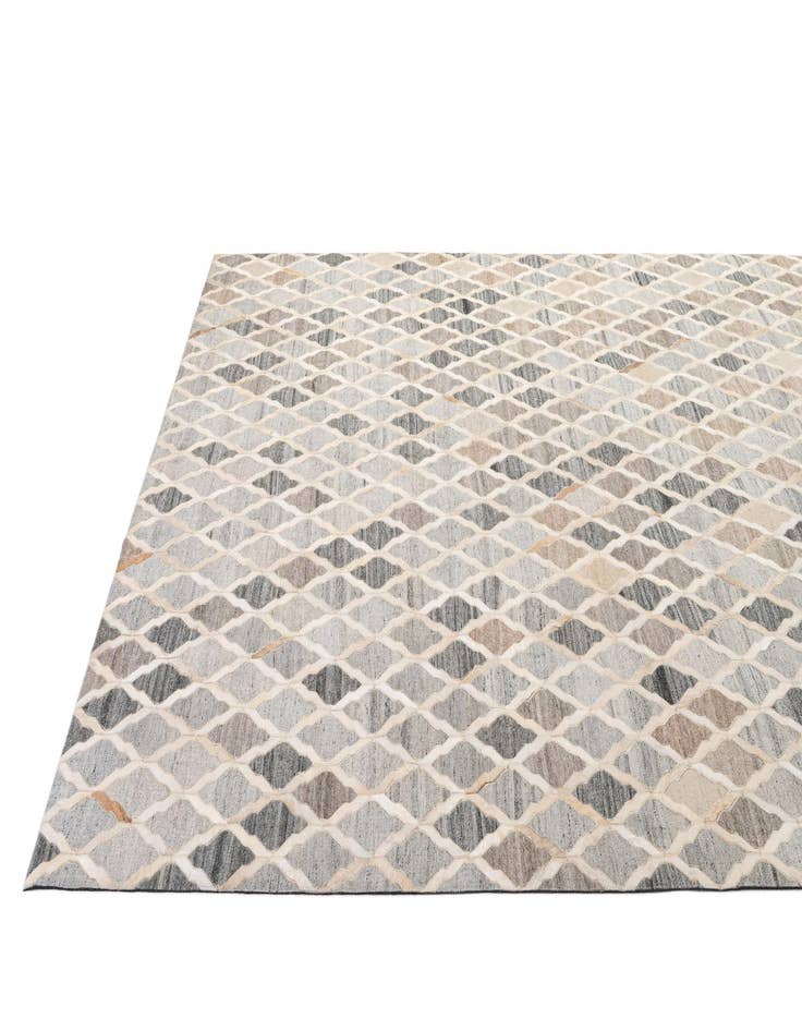 Detail image of 8' x 9' 10 Cowhide - Patchwork Rug