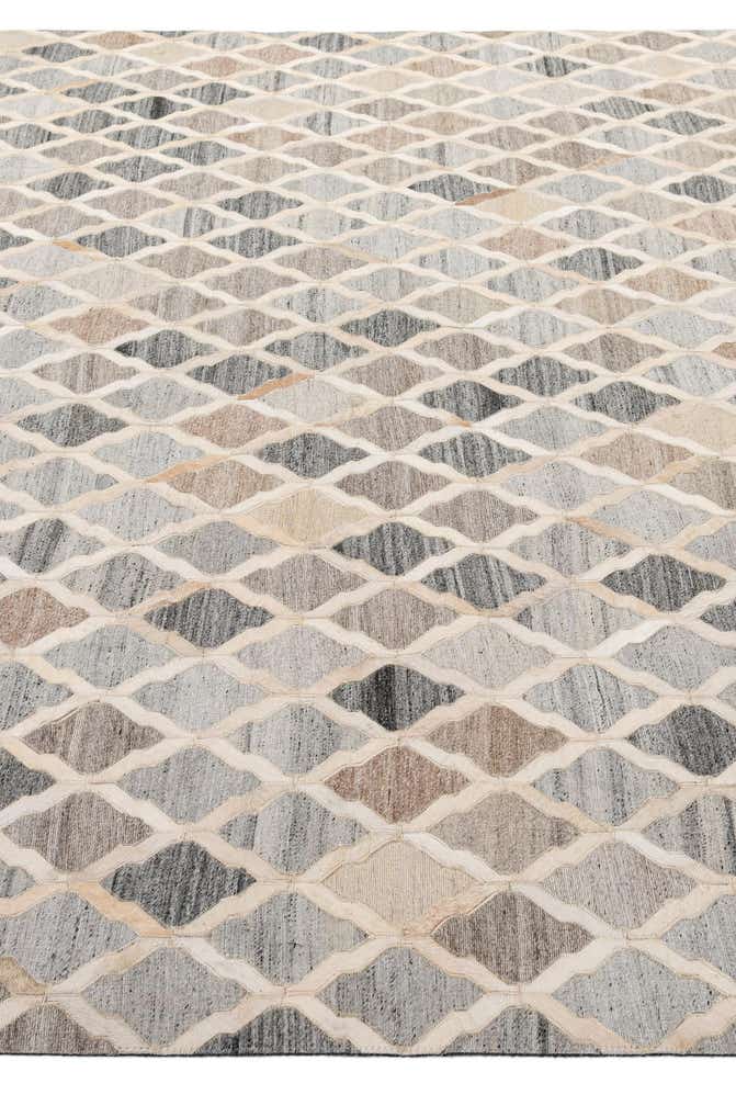 8' x 9' 10 Cowhide - Patchwork Rug