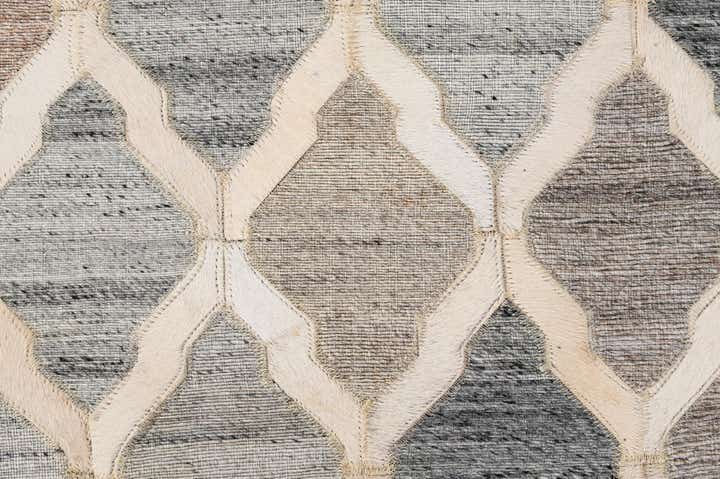8' x 9' 10 Cowhide - Patchwork Rug