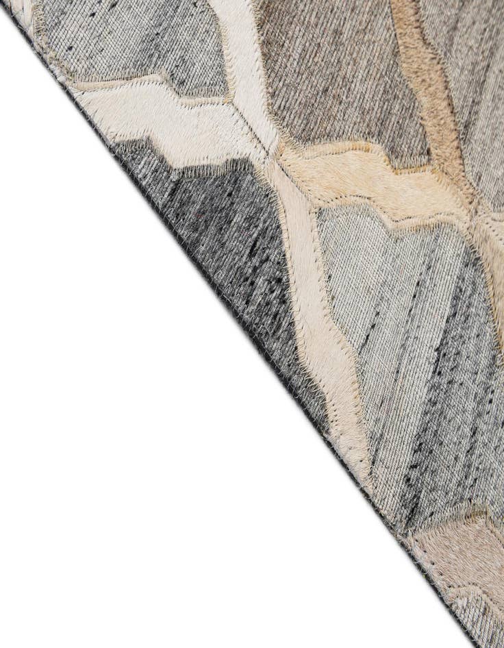 Detail image of 8' x 9' 10 Cowhide - Patchwork Rug
