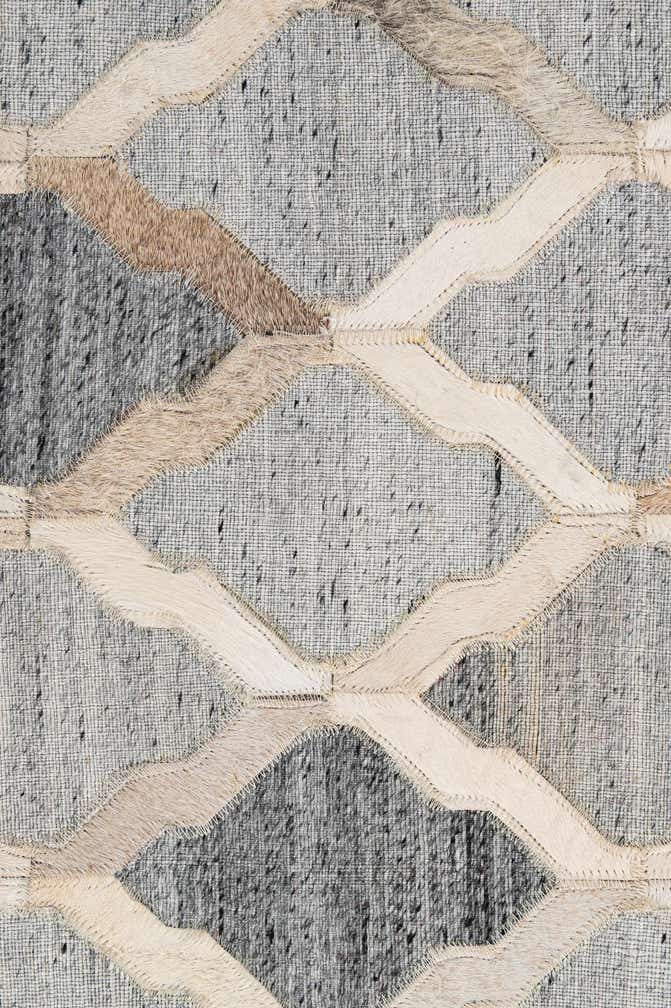 8' x 9' 10 Cowhide - Patchwork Rug