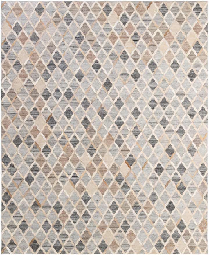 8' x 9' 10 Cowhide - Patchwork Rug