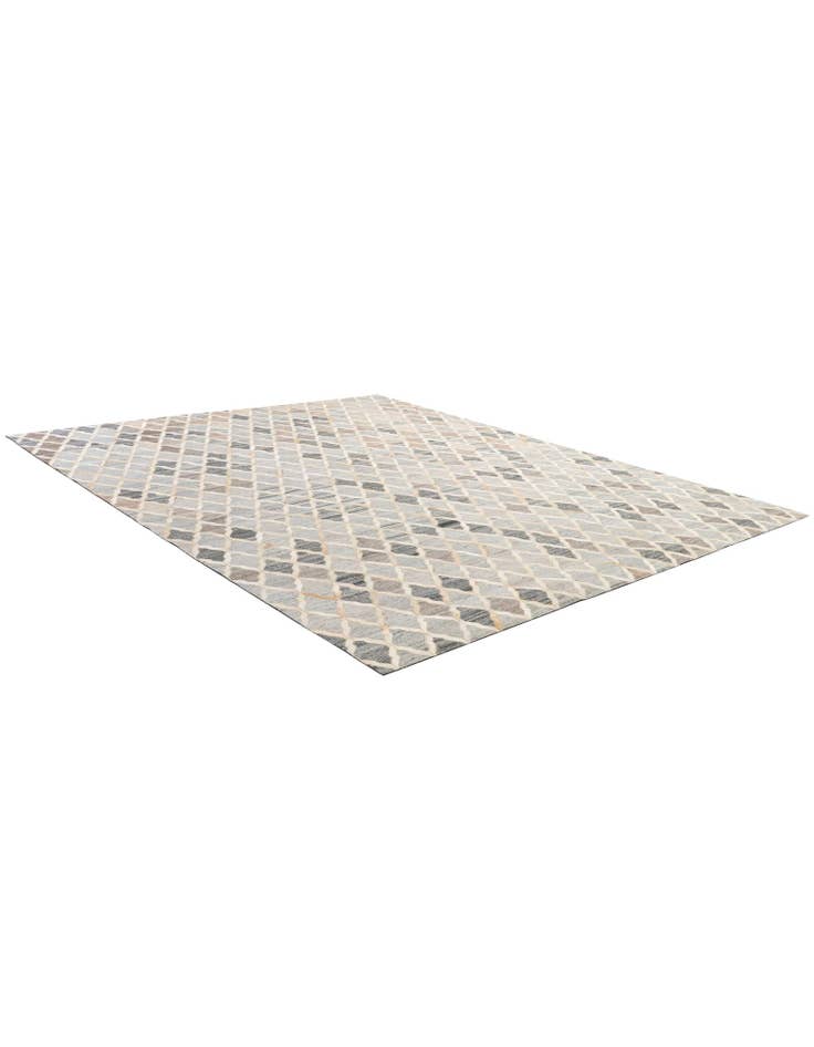 Detail image of 8' 1 x 9' 10 Cowhide - Patchwork Rug