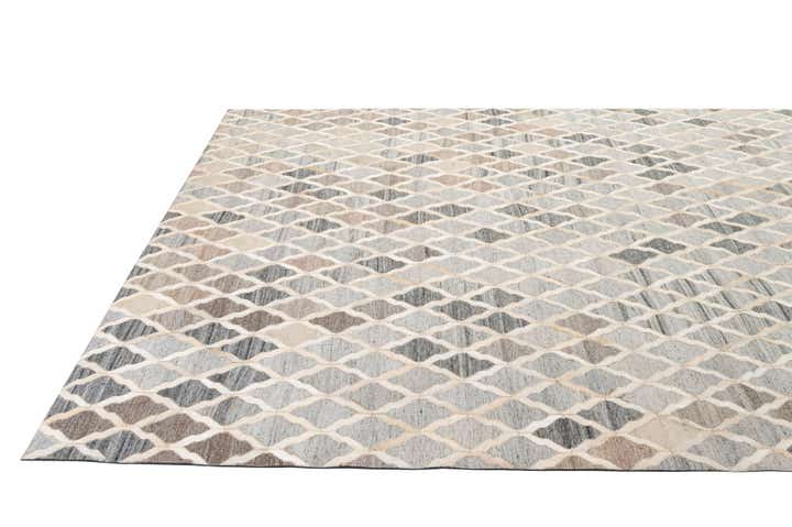 8' 1 x 9' 10 Cowhide - Patchwork Rug