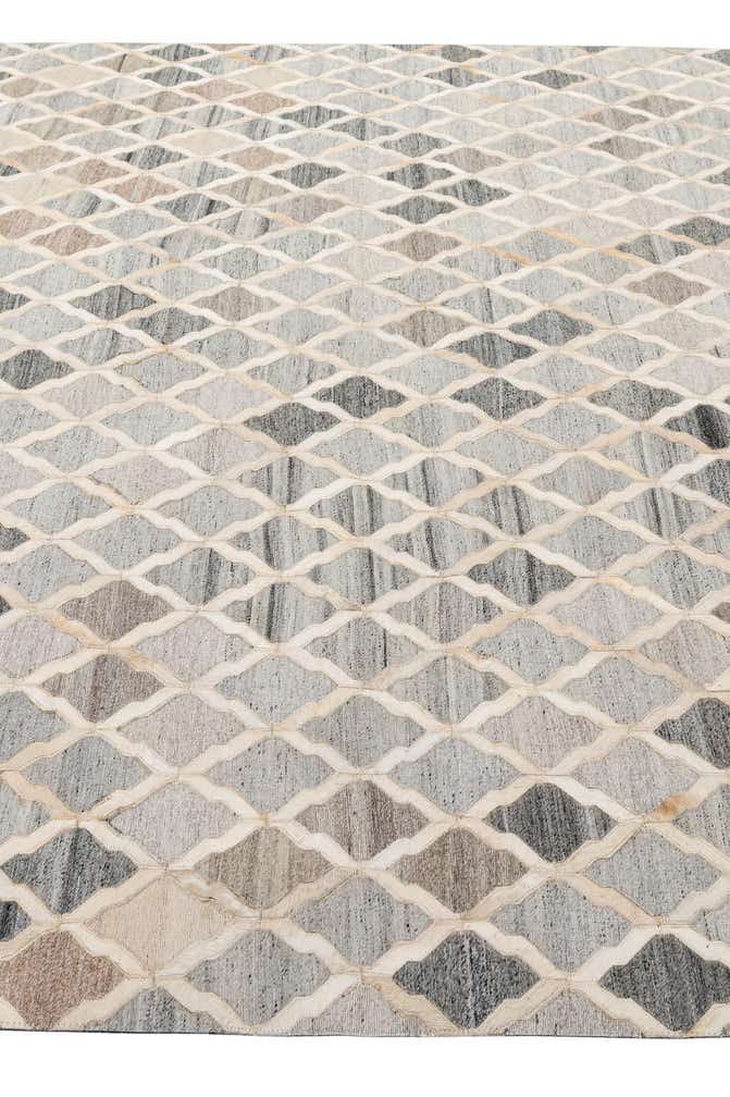 8' 1 x 9' 10 Cowhide - Patchwork Rug