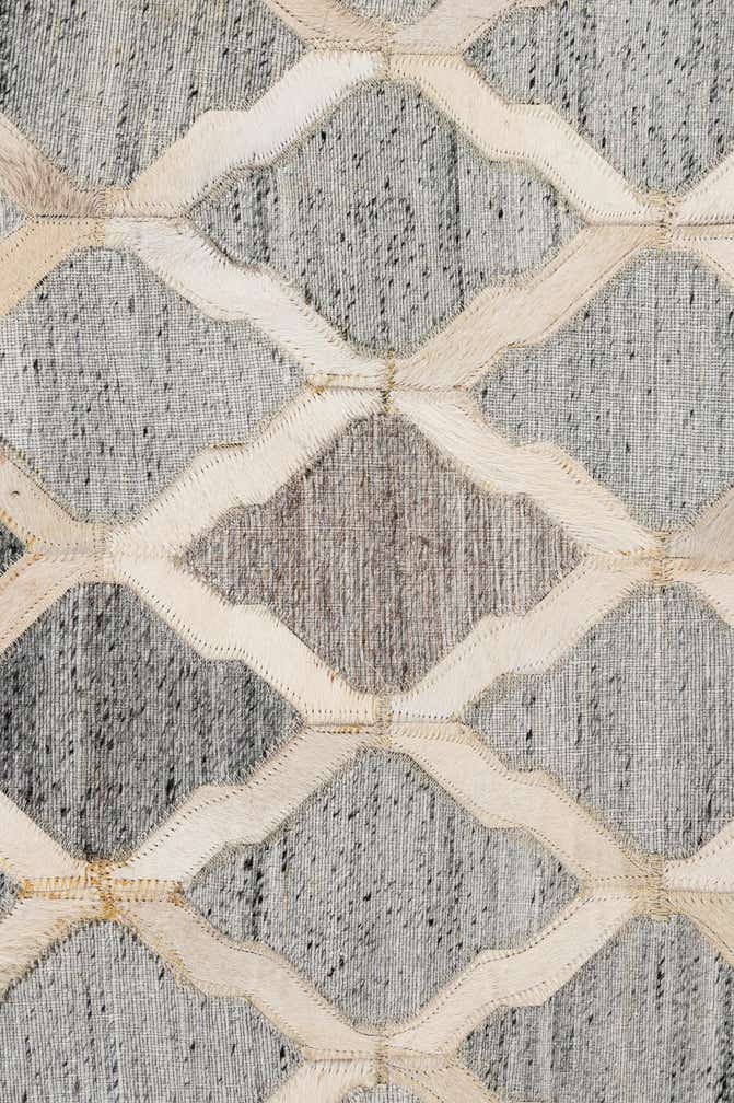 8' 1 x 9' 10 Cowhide - Patchwork Rug