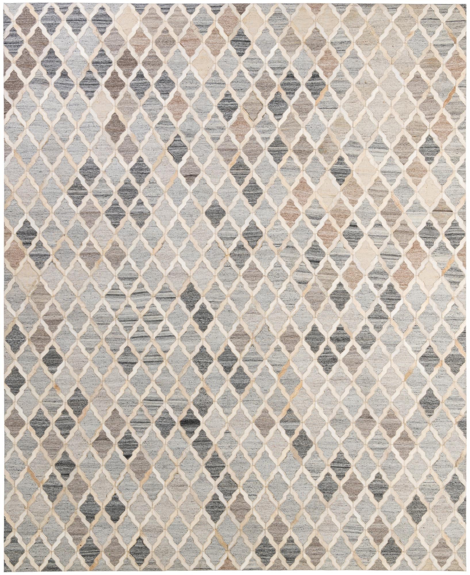 8' 1 x 9' 10 Cowhide - Patchwork Rug